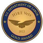 US Department of Labor Gold Reward medal